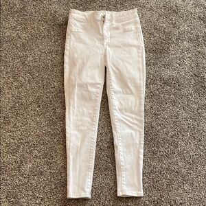 American Eagle Outfitters White Stretch Jeans